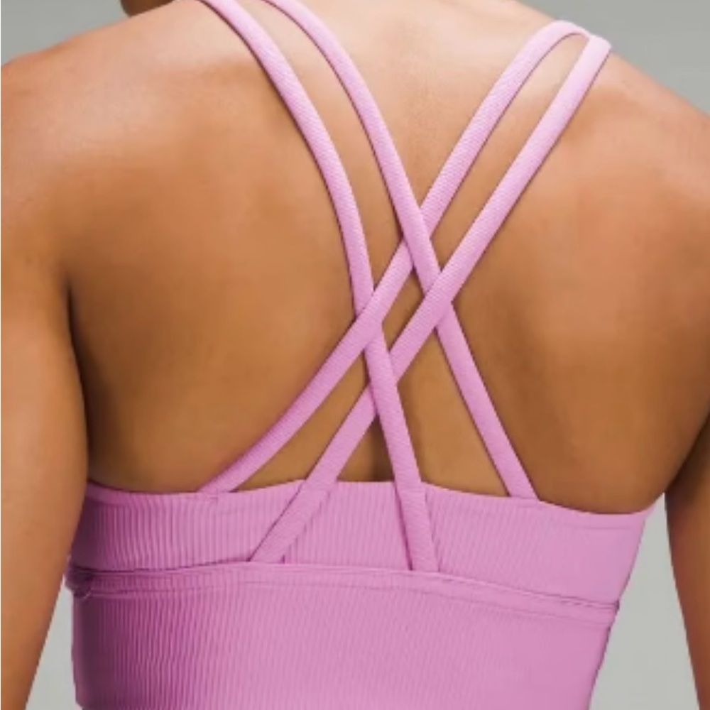 NWT LULULEMON Energy Longline Ribbed Sports Bra, 8 - Picture 3 of 5